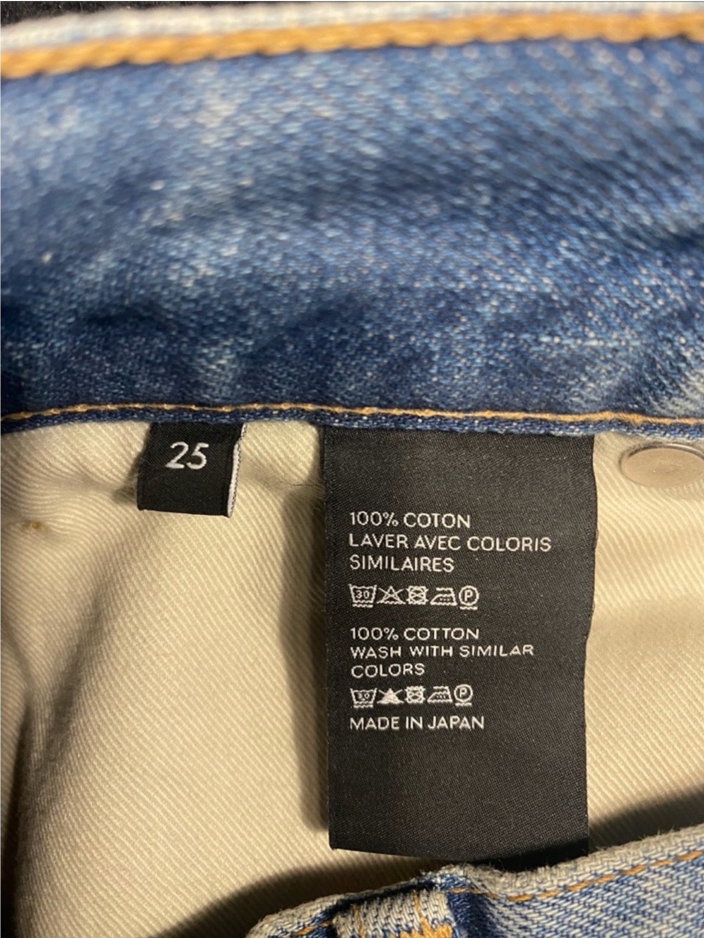 Celine Wide-Leg Cropped Denim Bermudas in Blue new - Picture 6 of 8
